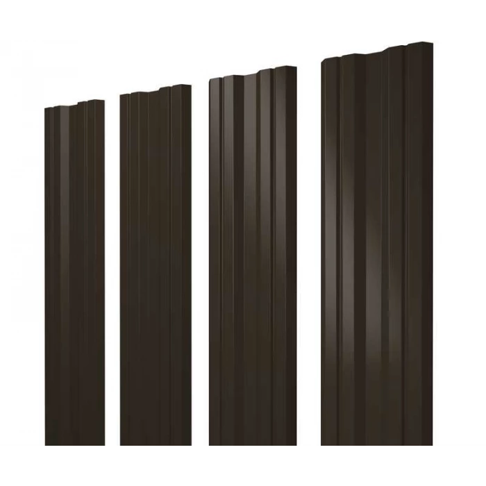 Штакетник Twin Grand Line 0,5 Velur RR 32 Темно-Коричневый
