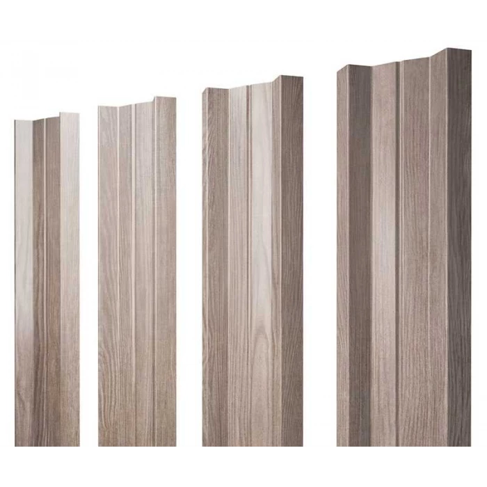 Штакетник М-образный А Grand Line 0,45 Print Elite White Wood White Wood