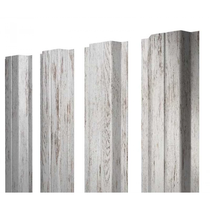 Штакетник П-образный В Grand Line 0,45 Print Elite Snow Wood Snow Wood