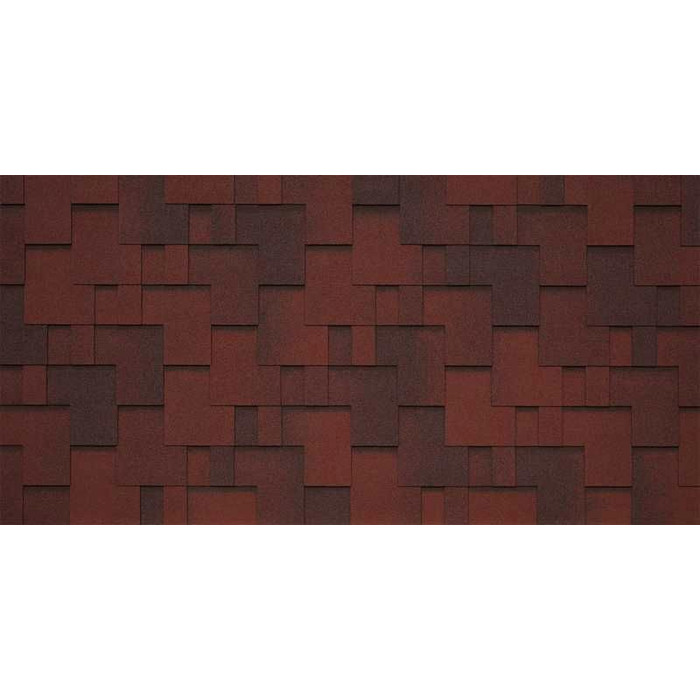 Гибкая черепица Тегола Business Plus GOTHIK Tasso rosso 405