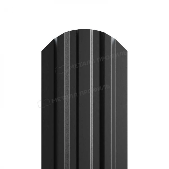 Штакетник Металл Профиль LАNE-O 0,5 PURMAN® RAL 9005 Черный темный