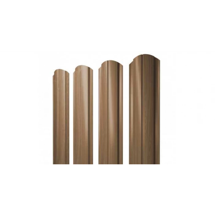 Штакетник Прямоугольный фигурный Grand Line 0,45 Print Elite Honey Wood Honey Wood