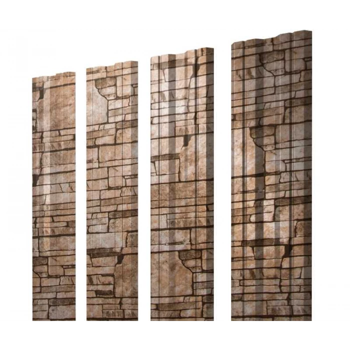 Штакетник Twin 0,45 Print Elite Sand Stone