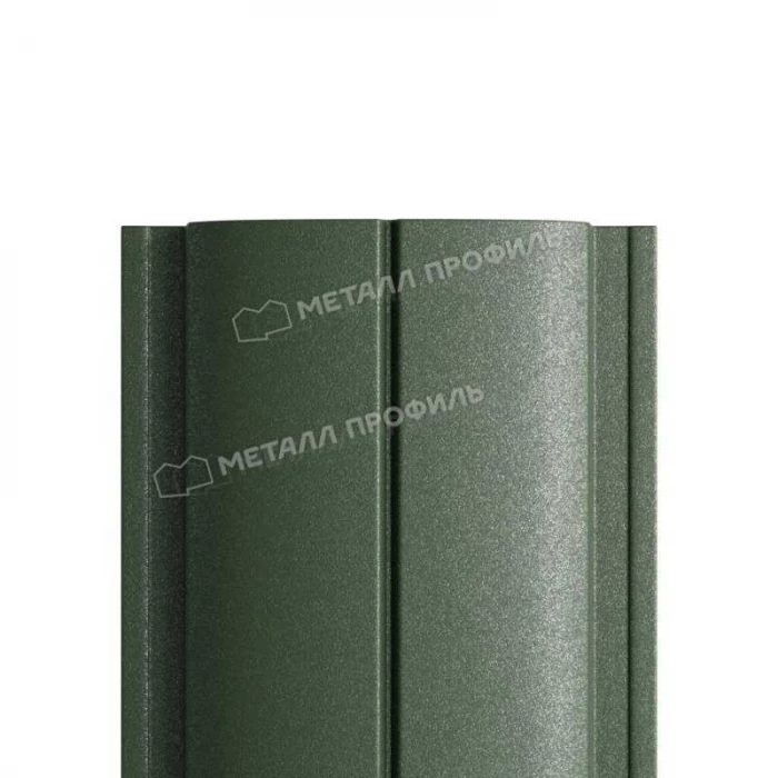 Штакетник Металл Профиль ELLIPSE-T 0,5 VikingMP® E RAL 6007 Бутылочно-зеленый