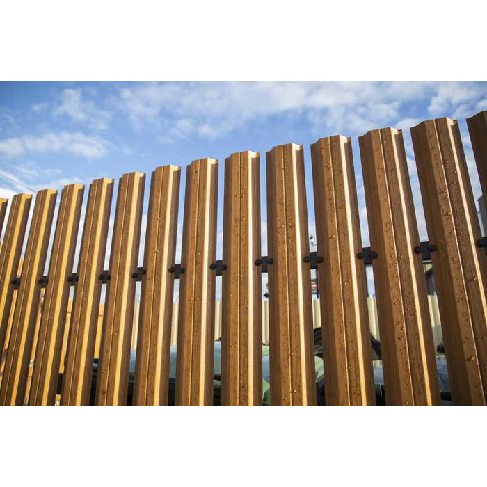 Штакетник П-образный А Grand Line 0,4 Print Premium Golden Wood Golden Wood фото 3