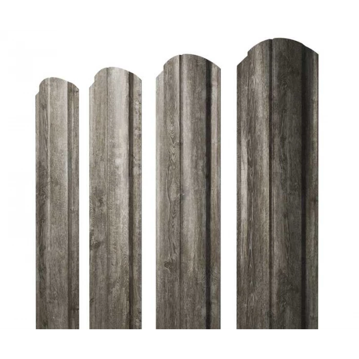 Штакетник Полукруглый Slim фигурный Grand Line 0,45 Print Elite Nordic Wood Nordic Wood
