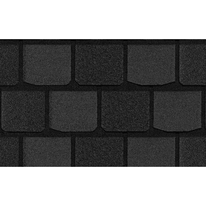 Гибкая черепица CertainTeed Highland Slate Black Granite