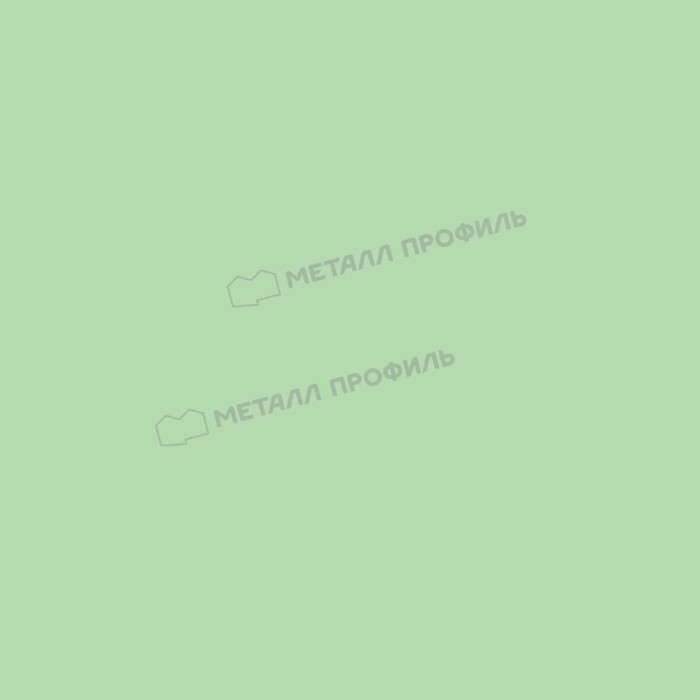 Штакетник Металл Профиль ELLIPSE-T 0,5 NormanMP RAL 6019 Зеленая пастель фото 2