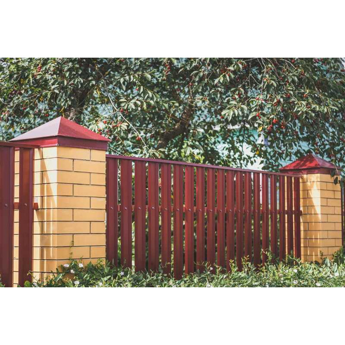 Штакетник М-образный В Grand Line 0,5 Velur RAL 9005 Черный