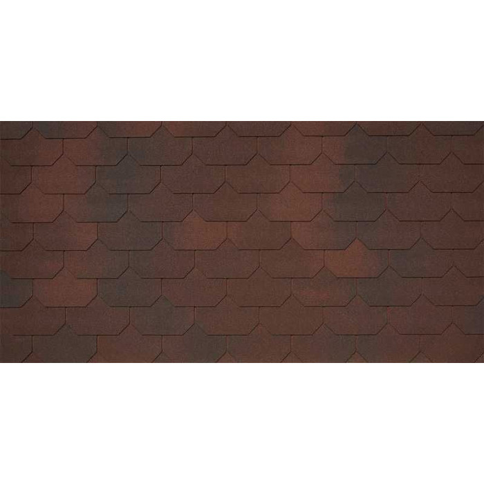 Гибкая черепица Тегола Premium LIBERTY Terracotta spagnola 412 фото 3
