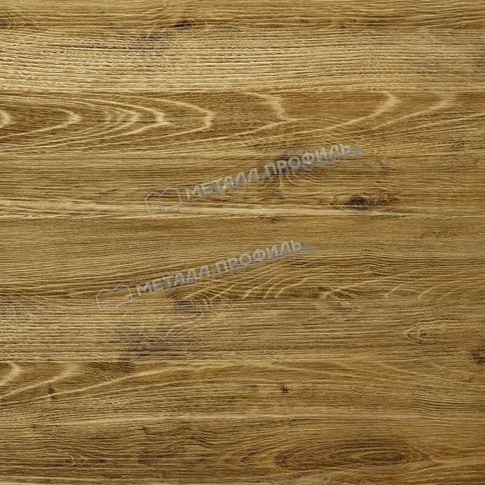 Профлист Металл Профиль C8 0.5 ECOSTEEL® текстурированный Золотой дуб B фото 4