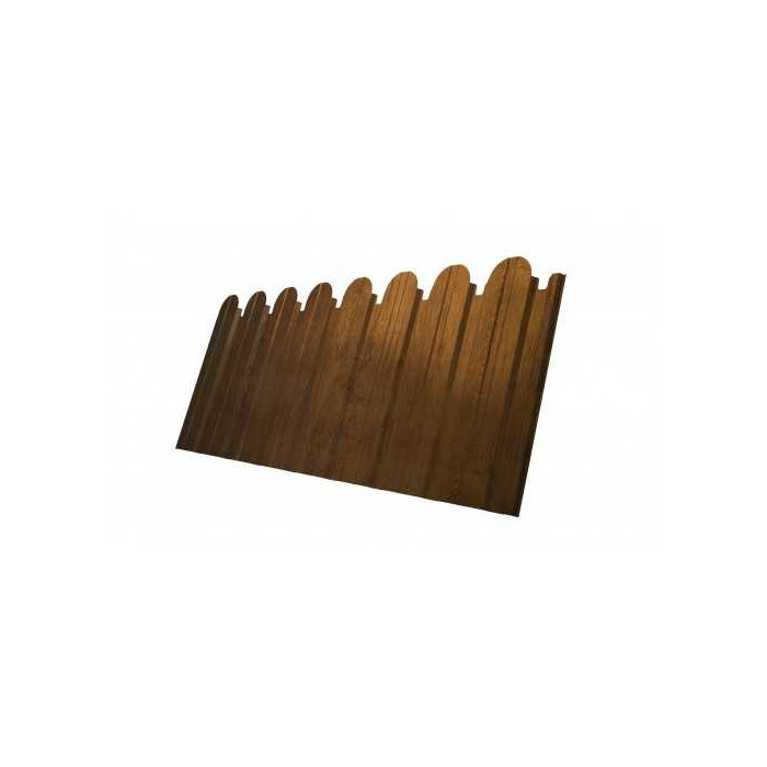 Профлист фигурный Grand Line C10A 0.4 Print Premium Golden wood