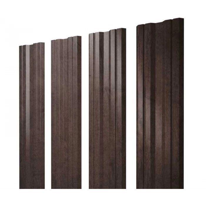 Штакетник Twin 0,45 PT-double Elite Antique Wood