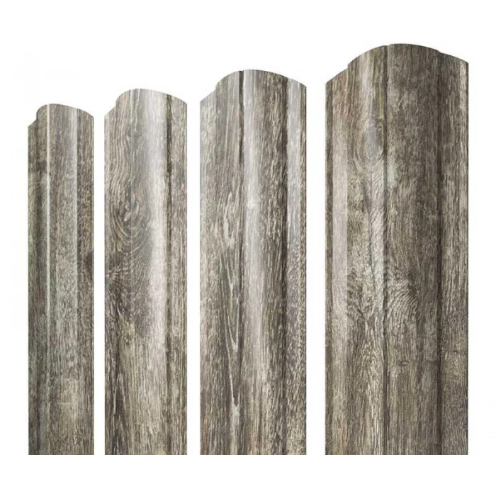 Штакетник Круглый фигурный Grand Line 0,45 Print Elite Nordic Wood Nordic Wood