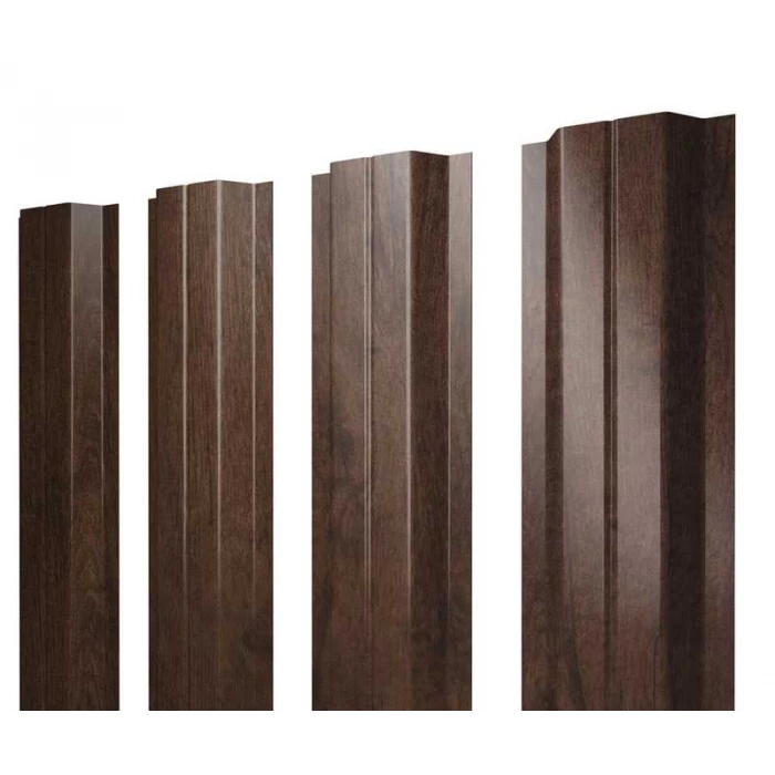 Штакетник П-образный А Grand Line 0,45 Print-double Premium Antique Wood Antique Wood