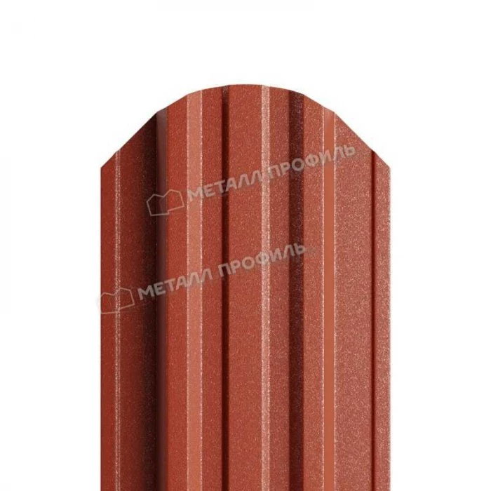 Штакетник Металл Профиль TRAPEZE-O 0,5 VikingMP® E RAL 8004 Коричневая медь