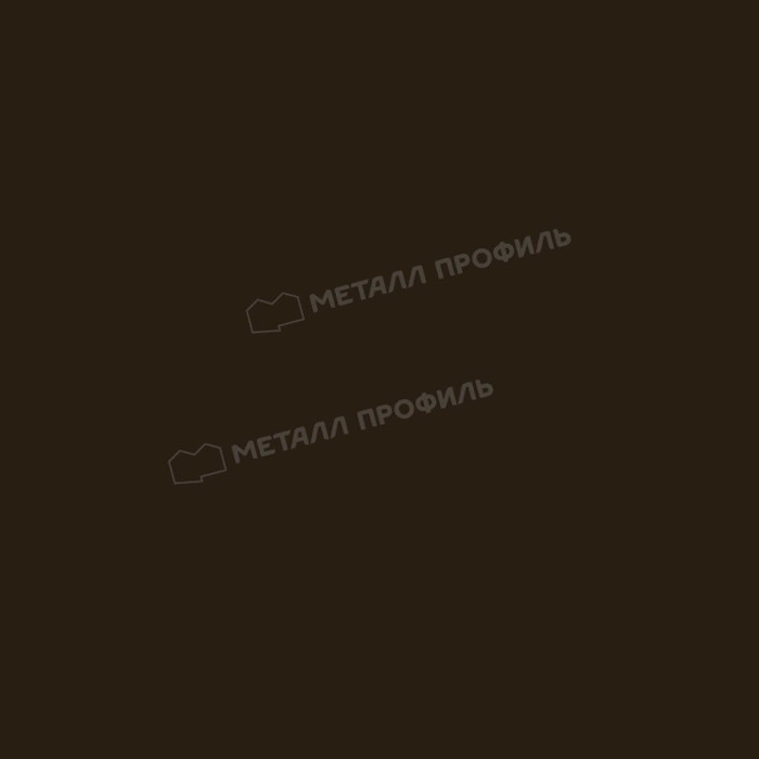 Штакетник Металл Профиль LАNE-T 0,45 Полиэстер RR 32 Темно-коричневый фото 2