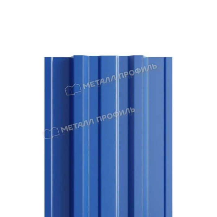 Штакетник Металл Профиль TRAPEZE-T 0,5 PURETAN® RR 35 Синий