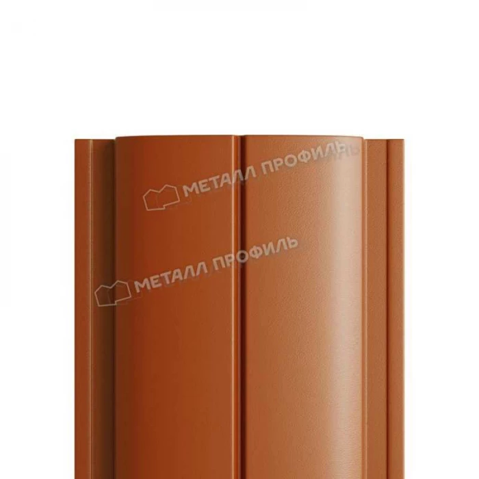Штакетник Металл Профиль ELLIPSE-T 0,5 PURETAN® RR 750 Терракотовый