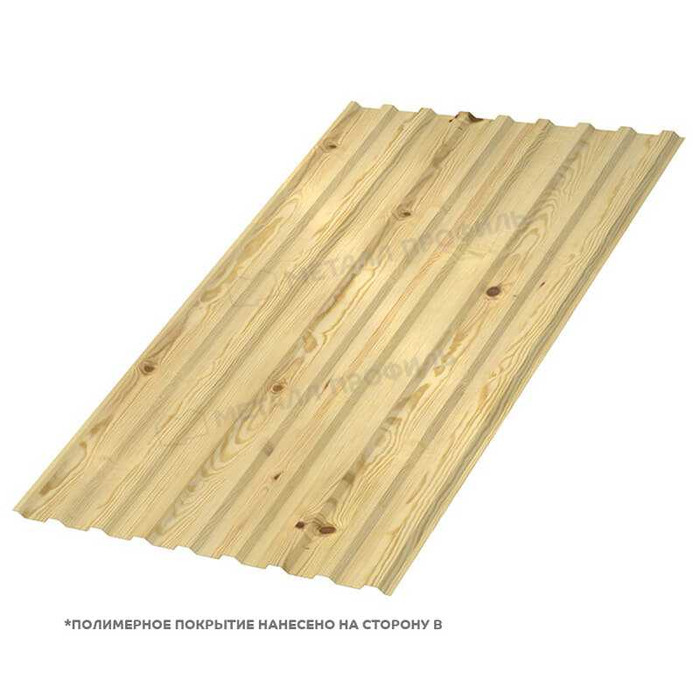 Профлист Металл Профиль МП20 0.5 ECOSTEEL® матовый Сосна R
