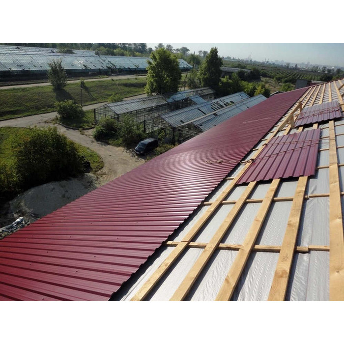 Профлист Металл Профиль МП20 0.5 VikingMP® E RAL 3005 Красное вино R фото 3