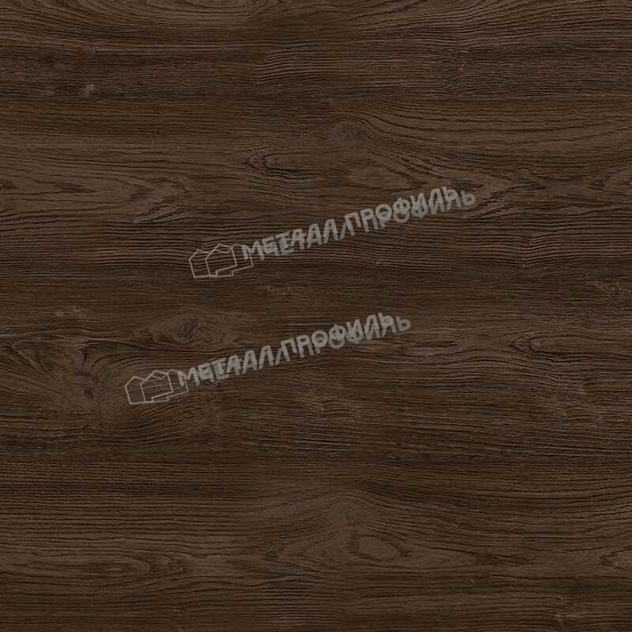 Профлист Металл Профиль МП20 0.5 ECOSTEEL® матовый Мореный дуб B фото 4