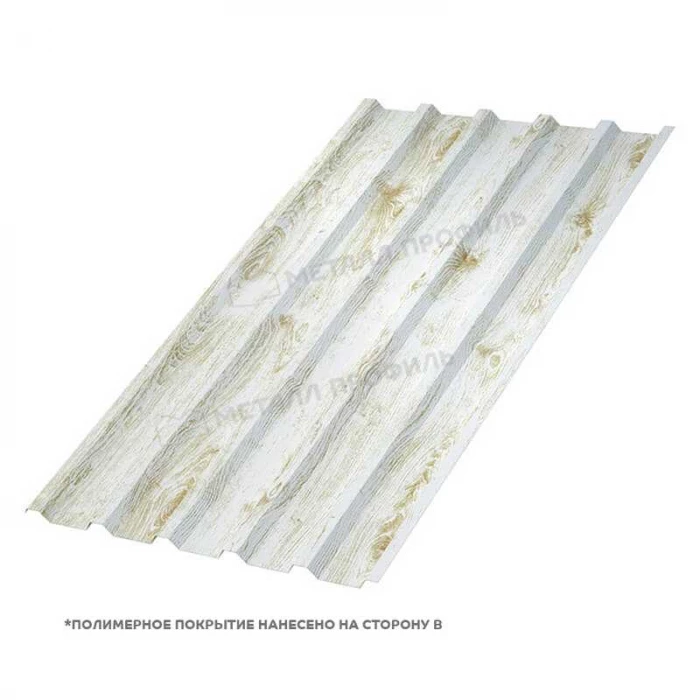 Профлист Металл Профиль МП35 0.5 ECOSTEEL® матовый Беленый дуб A