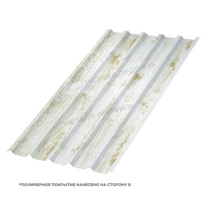 Профлист Металл Профиль C8 0.5 ECOSTEEL® матовый Беленый дуб B