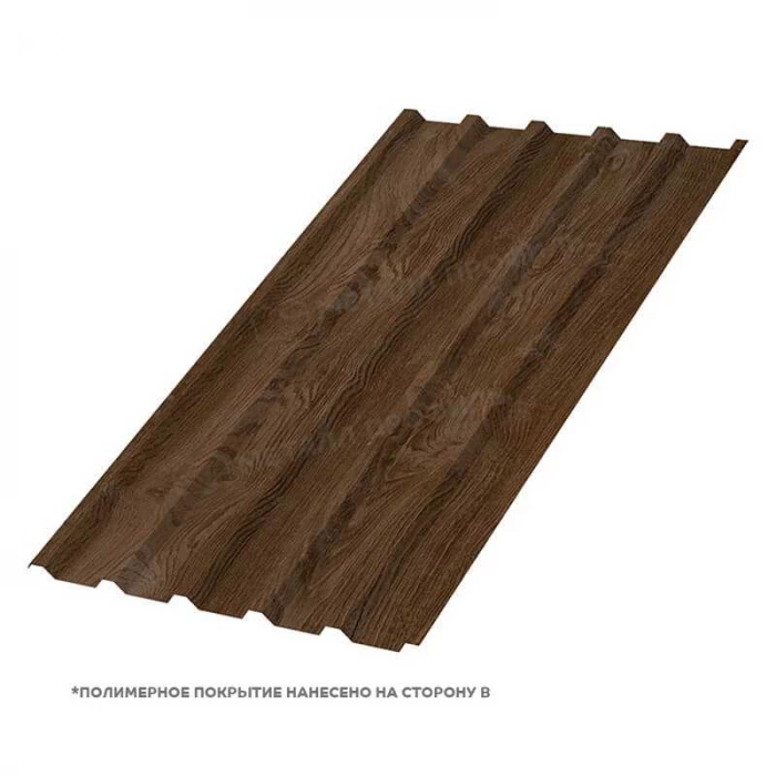 Профлист Металл Профиль МП35 0.5 ECOSTEEL® матовый Мореный дуб B
