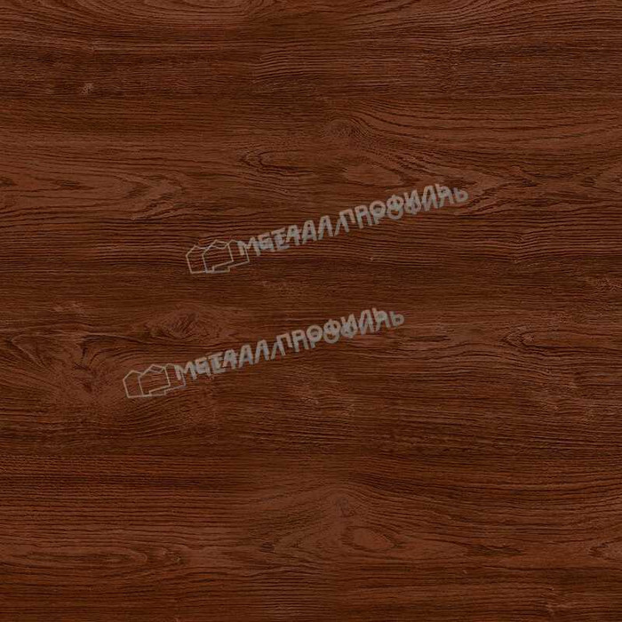 Профлист Металл Профиль МП18 0.5 ECOSTEEL® Мореный дуб B фото 4