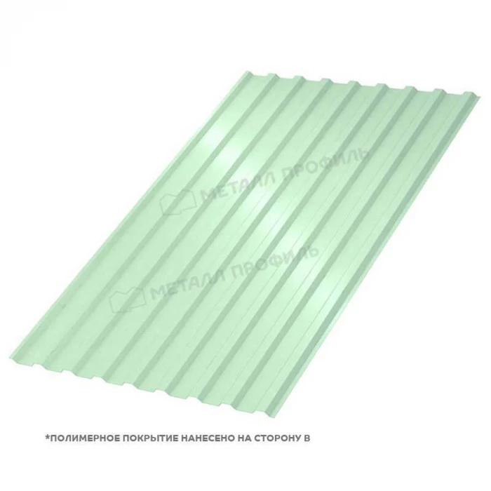Профлист Металл Профиль МП20 0.5 NormanMP RAL 6019 Зеленая пастель B