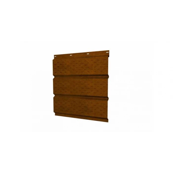 Софит металлический полная перфорация 0,45 Print Elite с пленкой Golden Wood