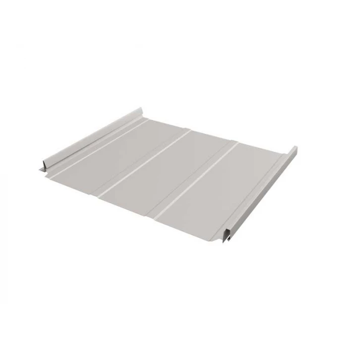 Фальцевая кровля Кликфальц Pro Grand Line 0,5 GreenCoat Pural BT, matt RR 21 Серое Окно