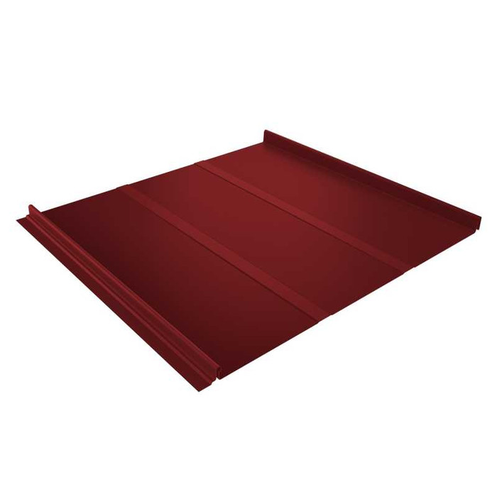 Фальцевая кровля Кликфальц Grand Line 0,5 Satin RAL 3011 Коричнево-Красный