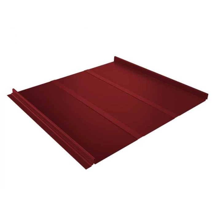 Фальцевая кровля Кликфальц Grand Line 0,5 Satin RAL 3011 Коричнево-Красный