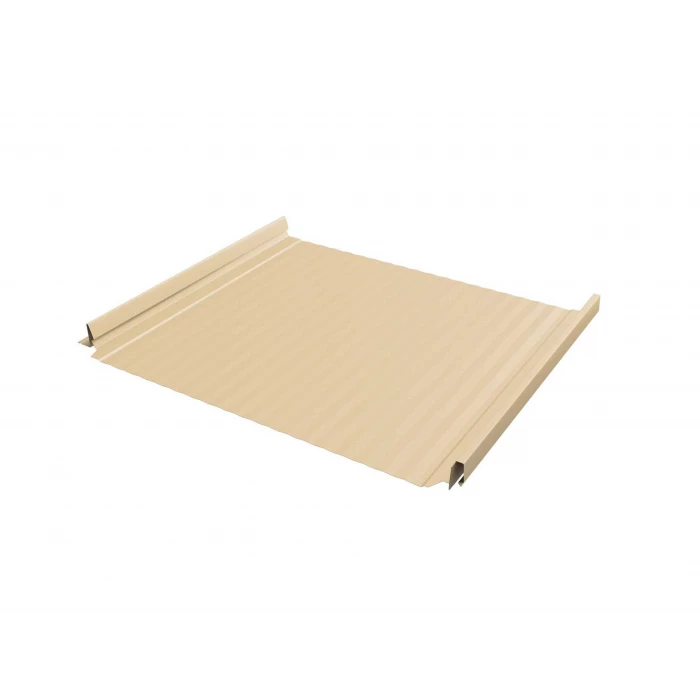 Фальцевая кровля Кликфальц Pro Gofr Grand Line 0,45 Drap RAL 1014 Слоновая Кость