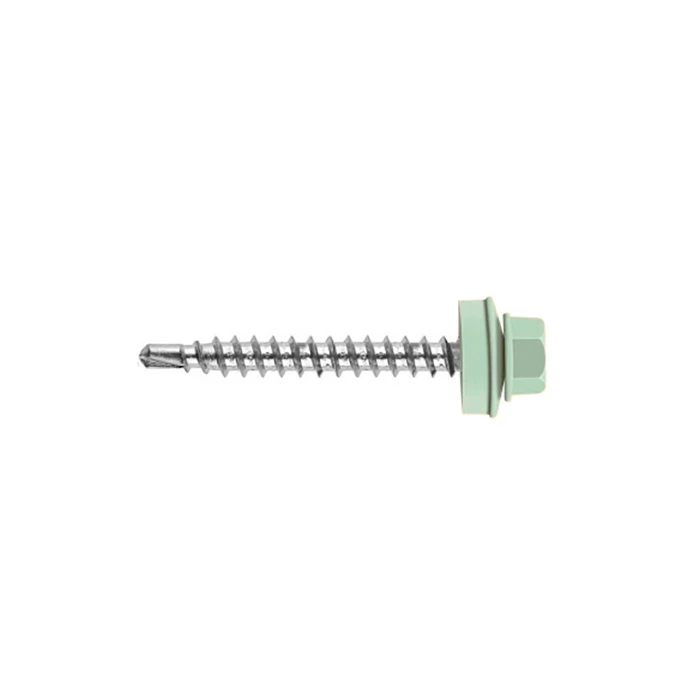 Саморез кровельный Daxmer 4,8х35 RAL 7035 (250) сверло №1