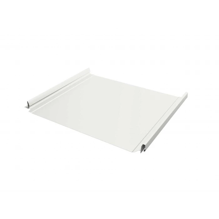 Фальцевая кровля Кликфальц Pro Grand Line 0,45 Drap RAL 9003 Сигнальный Белый
