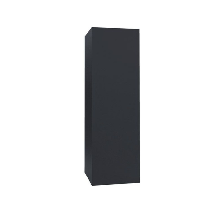 Кожух на трубу прямой д520/ш320/в2500 0,5 Satin с пленкой RAL 7024 мокрый асфальт