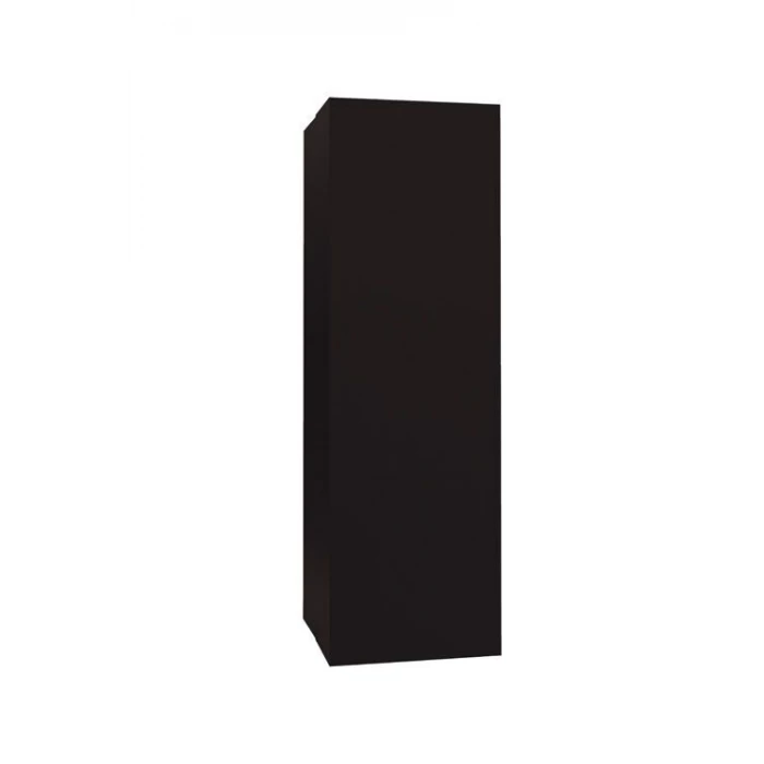 Кожух на трубу прямой д520/ш390/в450 0,5 Satin с пленкой RAL 9005 черный