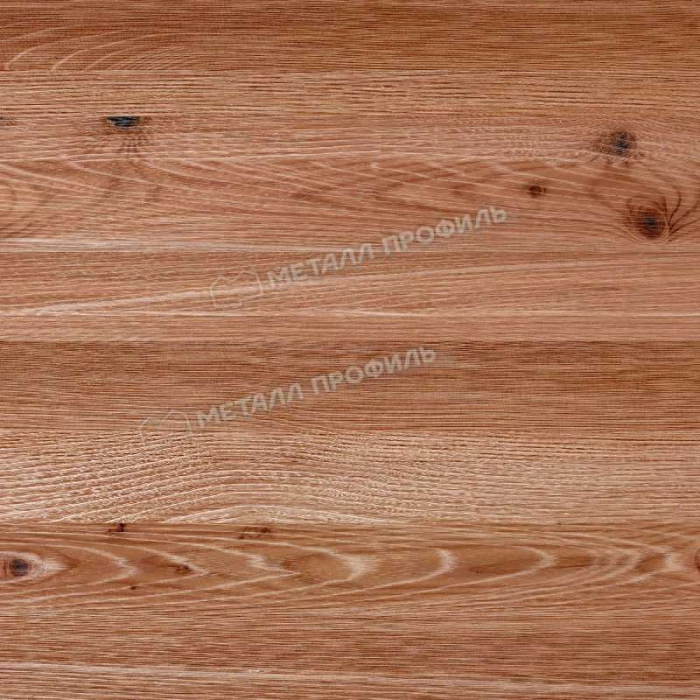Планка конька плоского 190х190х2000 (ECOSTEEL_T-01-Кедр-0.5)