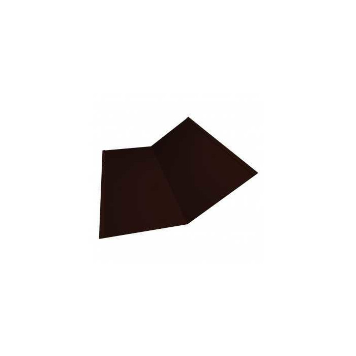 Планка ендовы нижней 300х300 0,5 Satin Мatt RR 32 темно-коричневый