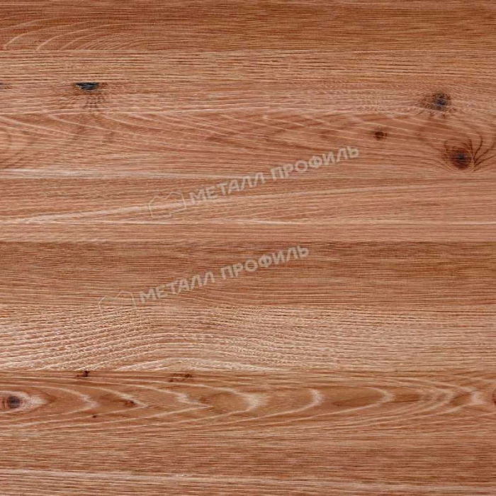 Планка карнизного свеса сложная 250х50х2000 (ECOSTEEL_T-01-Кедр-0.5)